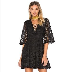 TULAROSA coal lace dress